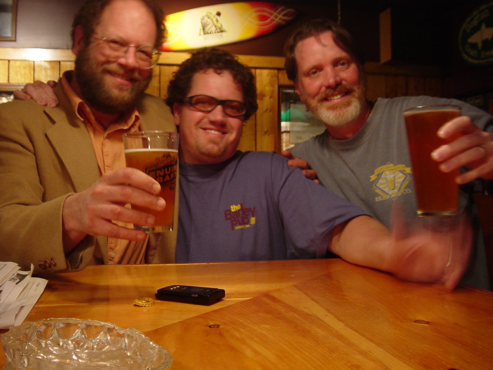 First pints from the final commercially distributed keg of Grail at the Barley Pub in Dover, NH, 2026