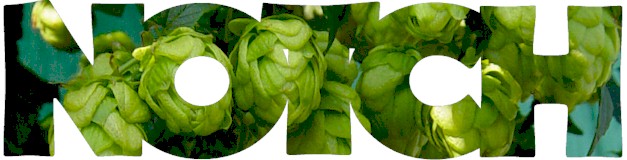 NOTCH letterform with hops